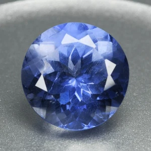 4.75 Ct World class Round Cut 10.9 MM 100% Natural Purple Blue India Iolite - Picture 1 of 5