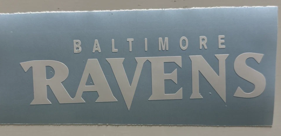 Calcomanía de vinilo troquelada Baltimore Ravens Foto 1 de 1