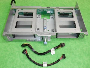Kit cage de disque arrière Dell R740xd avec fond de panier 4x SFF 2,5" HDD SSD 0HN1H8 @ Y - Photo 1/5
