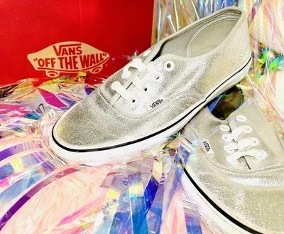 VANS Old Skool Moto Cuero Metálico Plateado Para Mujer Talla 7.5 Tenis Zapatos Nuevos Foto 1 de 4