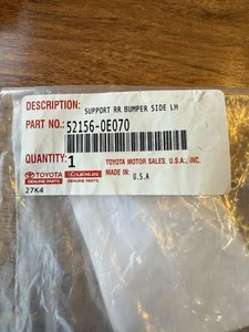 2014-2019 TOYOTA HIGHLANDER REAR LEFT BUMPER SUPPORT RETAINER BRACKET MOUNT OEM - Bild 1 von 10