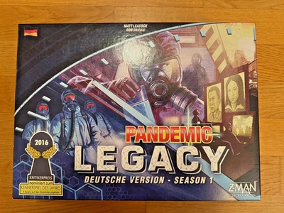 Pandemic Legacy - Season 1, Deutsche Version, fast unbespielt, komplett - Bild 1 von 4