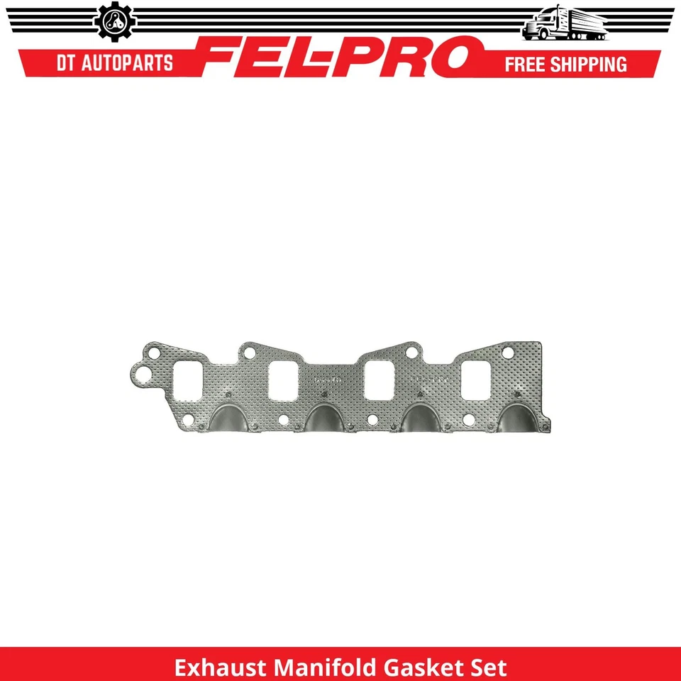 Para 1989-1991 GMC Tracker 1.6L L4 conjunto de junta coletor de escape Fel-Pro 1990 - Imagem 1 de 1