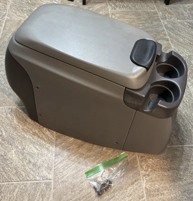 1999 - 2007 年福特 F250 F350 Excursion 地板中控台杯架存储灰色 — 第 1/4 张图片