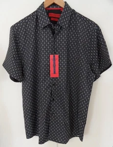 American Breed Stretch elegantes kurzärmliges SMART SHIRT Herren Größe L neu mit Etikett $ 149,99 - Bild 1 von 5