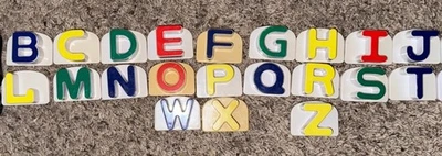 Leap Frog Fridge Phonics Alphabet Magnetic Learning Replacement Letters 24/26 - Image 1 of 4