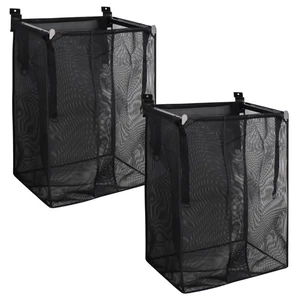 Large Slatwall Baskets 16 x 10 x 23inch, Deep Mesh Storage Basket with 4PC 10... - Picture 1 of 6