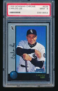 1998 Bowman Chrome CARLOS LEE #428 PSA 9 - Picture 1 of 2
