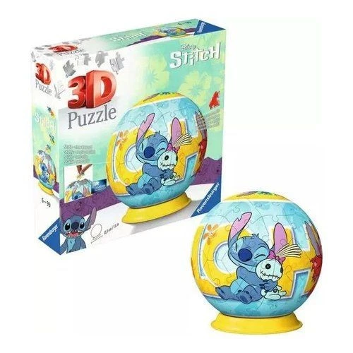 Puzzle Ravensburger 3D Puzzleball Stitch Gioco educativo e stimolante