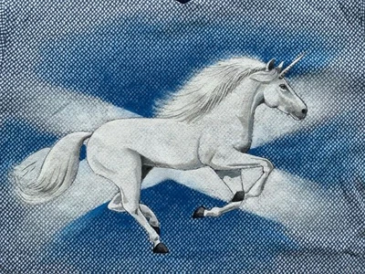 Men's T-shirt Lee Cooper with a unique pattern "UNICORN" size M - Image 1 of 4