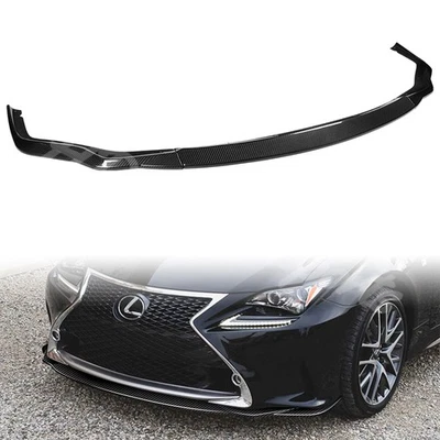 For 2015-2018 Lexus RC300 RC350 AG-Style Carbon Fiber Front Bumper Lip Spoiler - Image 1 of 4