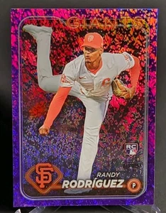 Actualización Topps 2024 Randy Rodríguez Holo Lámina Púrpura/799 Gigantes de San Francisco RC - Imagen 1 de 2