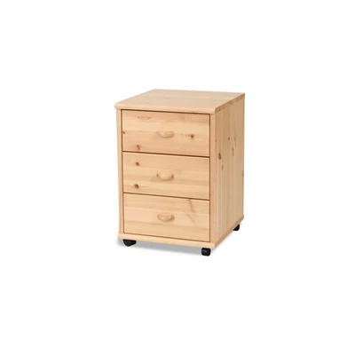 Vanessa Schreibtisch Container | 3-Schubladen | 100% Bio Kiefer Massivholz - Bild 1 von 2