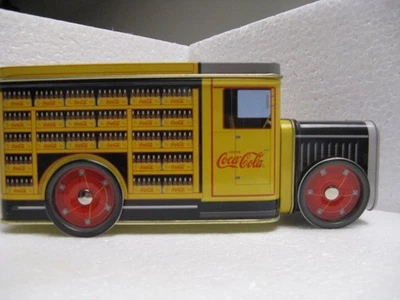 1996 Coca Cola Delivery Truck Tin With Moving Wheels-Collectible Tin Box Co - Image 1 of 4