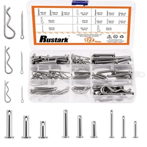 122Pcs 15 Sizes 304 Stainless Steel Cotter Pin Clip Key Fastener Fitting Asso... - Picture 1 of 7