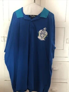 Camisa polo/rugby azul manga corta Eight 732 para hombre talla 3XL - Imagen 1 de 6