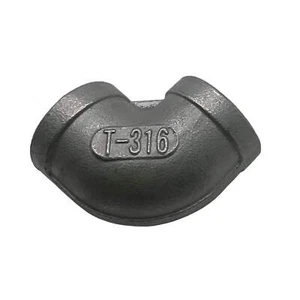 Elbow 90° Female To Female 316 Stainless Steel 1/2" - Picture 1 of 6