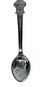 Bucherer of Switzerland Rolex LUGANO Souvenir Spoon Vintage 4 inch - Picture 1 of 8