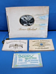 Collection of Antique European Postcard & Souvenir Books F/France & Switzerland - Picture 1 of 19