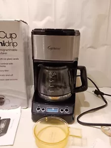 Capresso Mini Macchina da caffè a goccia 5 tazze Nero e Acciaio Inox - Foto 1 di 15