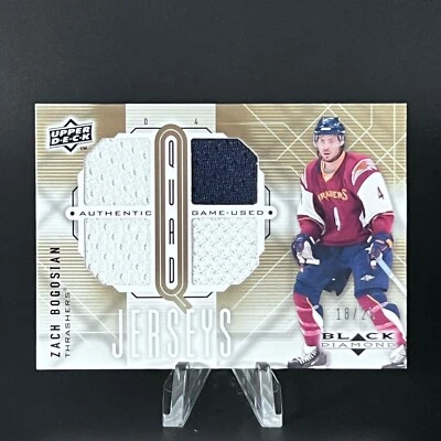 Zach Bogosian 2009-10 Upper Deck Black Diamond Quad Jerseys Gold /25 #QJ-ZB LOOK - Изображение 1 из 2