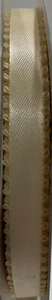 Satin Ivory Ribbon - Ivory - Deckled Edges 50 yard - Picture 1 of 2
