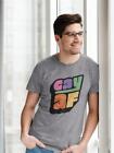 T-shirt texte gay Af Bubblegum pour hommes - SmartPrintsInk Designs