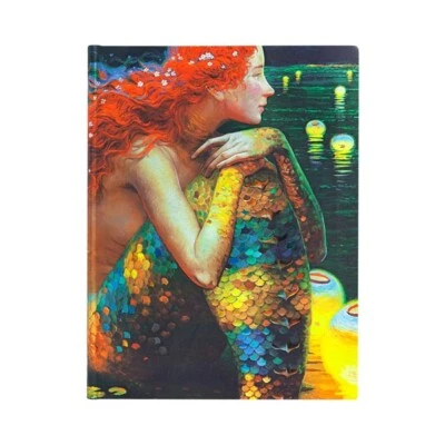 New Paperblanks Journal Ultra 7x9" FLEXIS Lined ANTICIPATION Mermaid Multicolor - Image 1 of 4