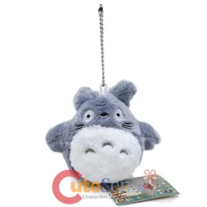 My Neighbor Gris Totoro Chibi Muñeca de Peluche 4" Acogedor Llavero Teléfono Dije - Imagen 1 de 2