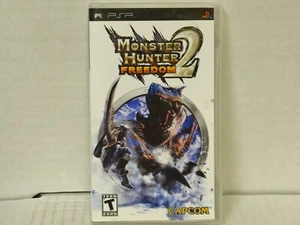 Monster Hunter: Freedom 2 (Sony PSP, 2007) Black Label Complete w/Manual Tested - Picture 1 of 7