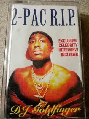 2 Pac R.I.P. Cassette Tape Rap HipHop DJ Goldfinger Tested Works Tupac - Image 1 of 4