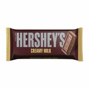 Hershey's Creamy Milk Chocolate Bar, 40 gm (Pack of 8) (Free shipping world) - Picture 1 of 4
