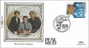 Peak Practice Simon Shepherd Amanda Burton Kevin Whately GB Benham Silk FDC 1994 - Picture 1 of 2