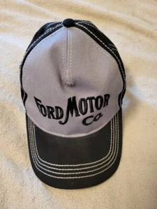 Ford Motor Co. Baseball Hat Cap Black Gray Adult Adjustable Open Road 1903 NWT - Picture 1 of 3