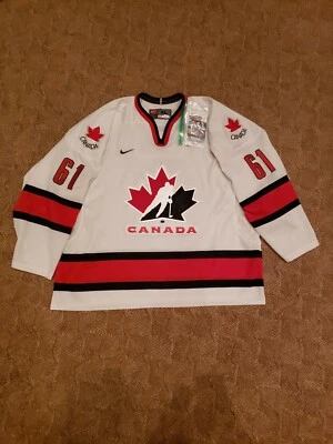 Camiseta deportiva Nike XL JSA firmada por Rick Nash 2007 del equipo canadiense  Foto 1 de 4