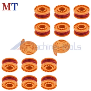 12 Pack 10 Foot Grass Trimmer Line Spools Weed Eater For WORX WA0010 WG150 WG151 - Picture 1 of 11
