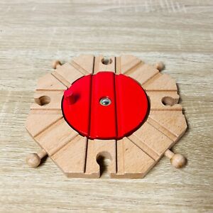 Roundabout Turntable Track Piece compatible with Thomas Wooden Railway Trains