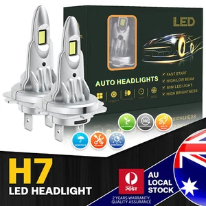 2X H7 LED Headlight Bulb Kit Globes 6000K For Mazda Premacy 1.9 MPV 2001-2002 - Picture 1 of 10