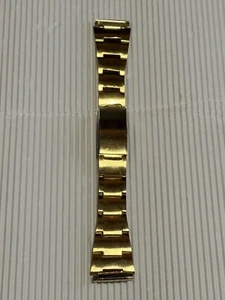 UHRENARMBAND 22 -18 MM STEG , 17 CM  VERGOLDET UHRMACHERNACHLASS ! - Bild 1 von 3