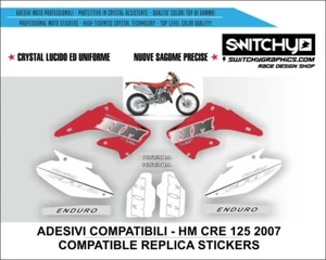 Adesivi compatibili HM CRE 125 R 2007 replica grafiche dekore graphics crystal - Imagen 1 de 3