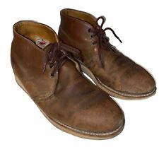Red Wing 595 Chukka Boots Mens Size 10 Made in USA Leather Vintage