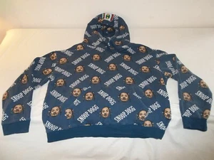 Vtg CROSS COLOURS SNOOP DOG ALL OVER PRINT HOODIE HOODED SWEATSHIRT XL/XXL - Picture 1 of 18
