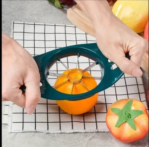 12-Blade Apple Slicer Stainless Steel Ultra-Sharp Apple Corer New - Picture 1 of 8