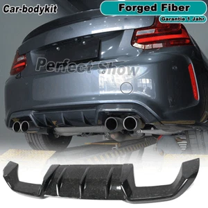 Für BMW 2ER F87 M2 Coupe Forged Carbon Heckdiffusor Diffusor Heckansatz Lippe - Picture 1 of 14
