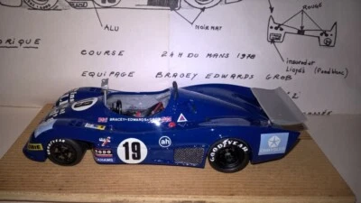 1:43 IBEC Heasketh 308H Ford Le Mans '78 #37 Handmade resin kit TeamT - Immagine 1 di 4