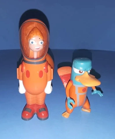 Disney's Phineas & Ferb - AGENT P & CANDACE TOOTIN' SPACE SUIT Action Figures Cover