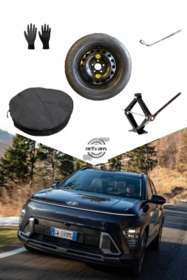 Notrad Ersatzrad Reserverad 16" für HYUNDAI KONA HYBRID 2024 mit Kit 145/90R16 - Bild 1 von 4