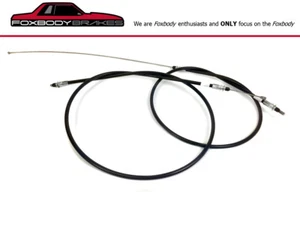 Fox Mustang 1979-1992 Park brake cables for Cobra and GT rear brake kits - Picture 1 of 4