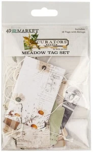 49 And Market Tag Set CURATORS MEADOW - 18 Tags with Strings CM36714 - Bild 1 von 2
