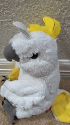 Cacatúa 12" Wild Republic Peluche Loro Blanco Foto 1 de 4